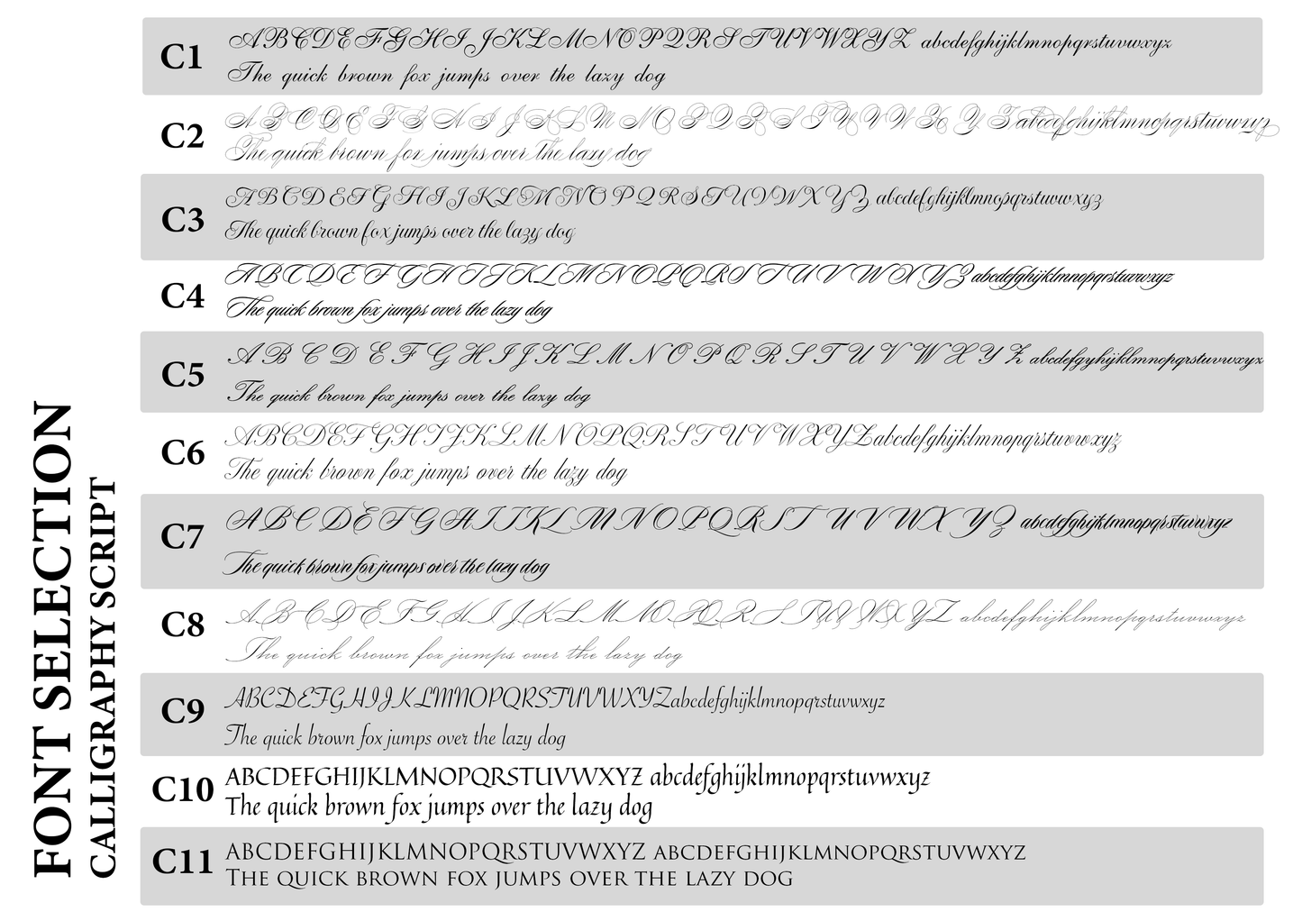 Flat Notecard Set - Taka Flourish