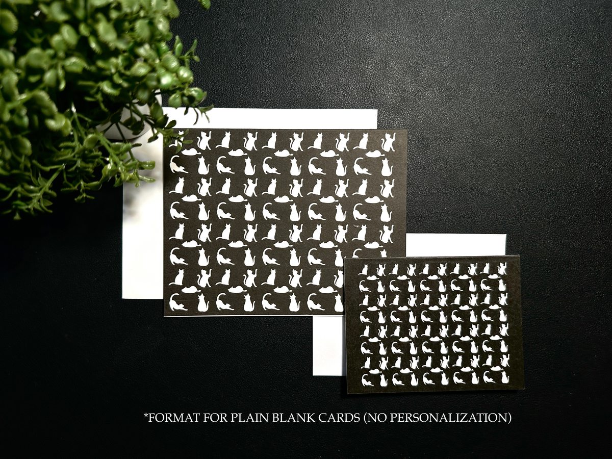 Bifold Notecard Set - Cats