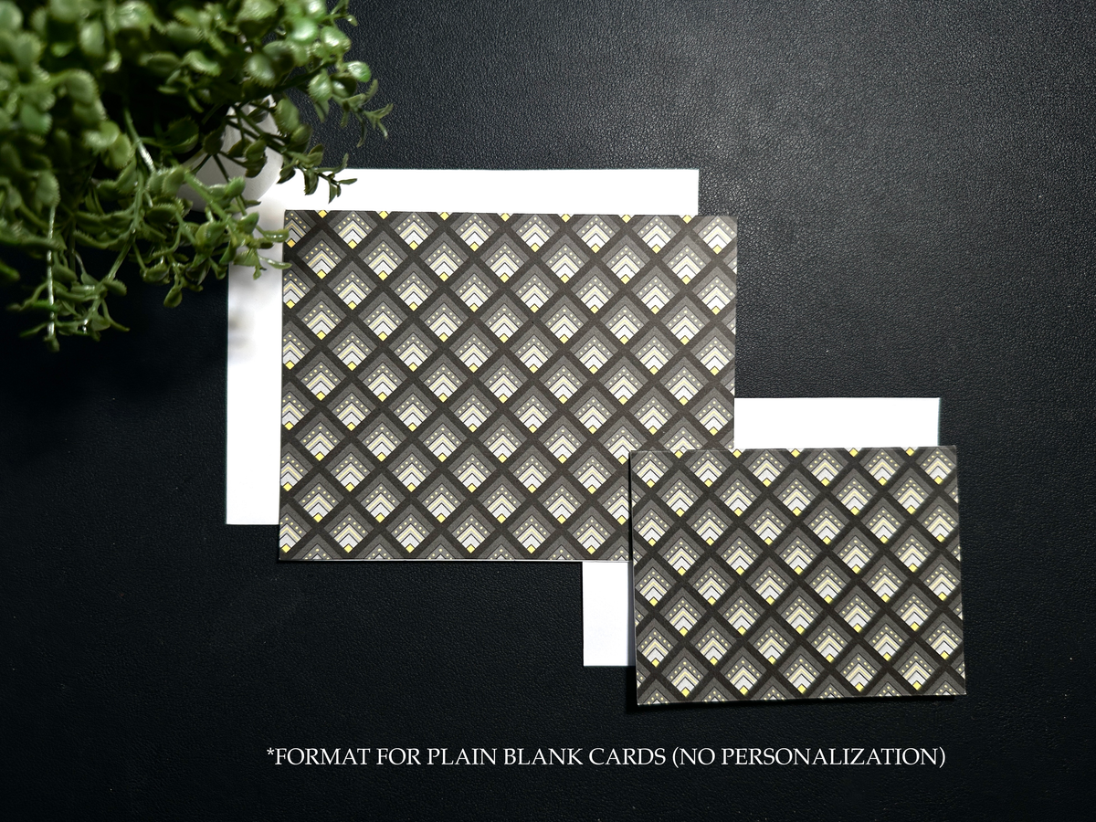 Bifold Notecard Set - Deco