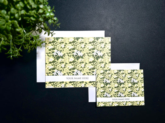 Bifold Notecard Set - Jasmine