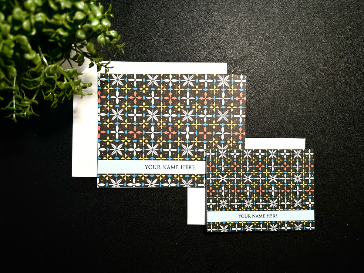 Bifold Notecard Set - Sashiko 1