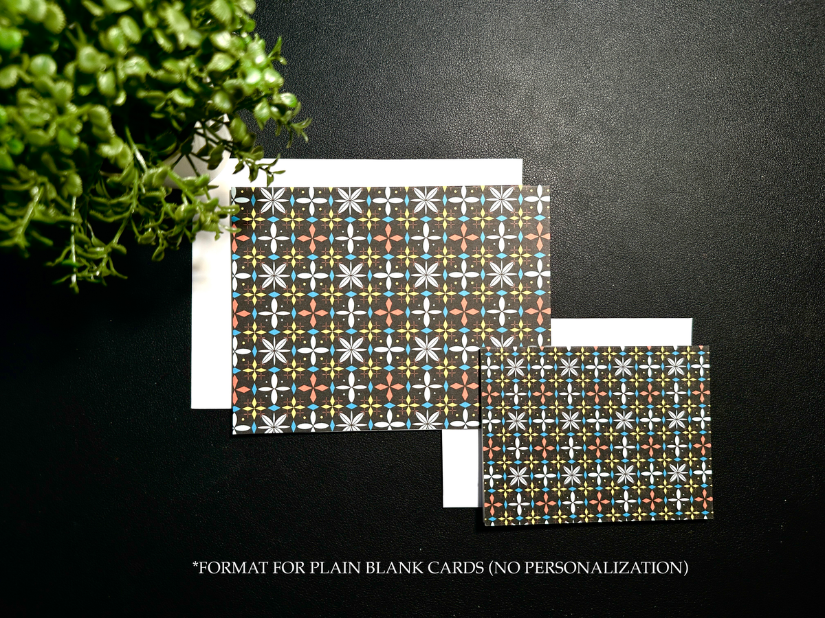 Bifold Notecard Set - Sashiko 1