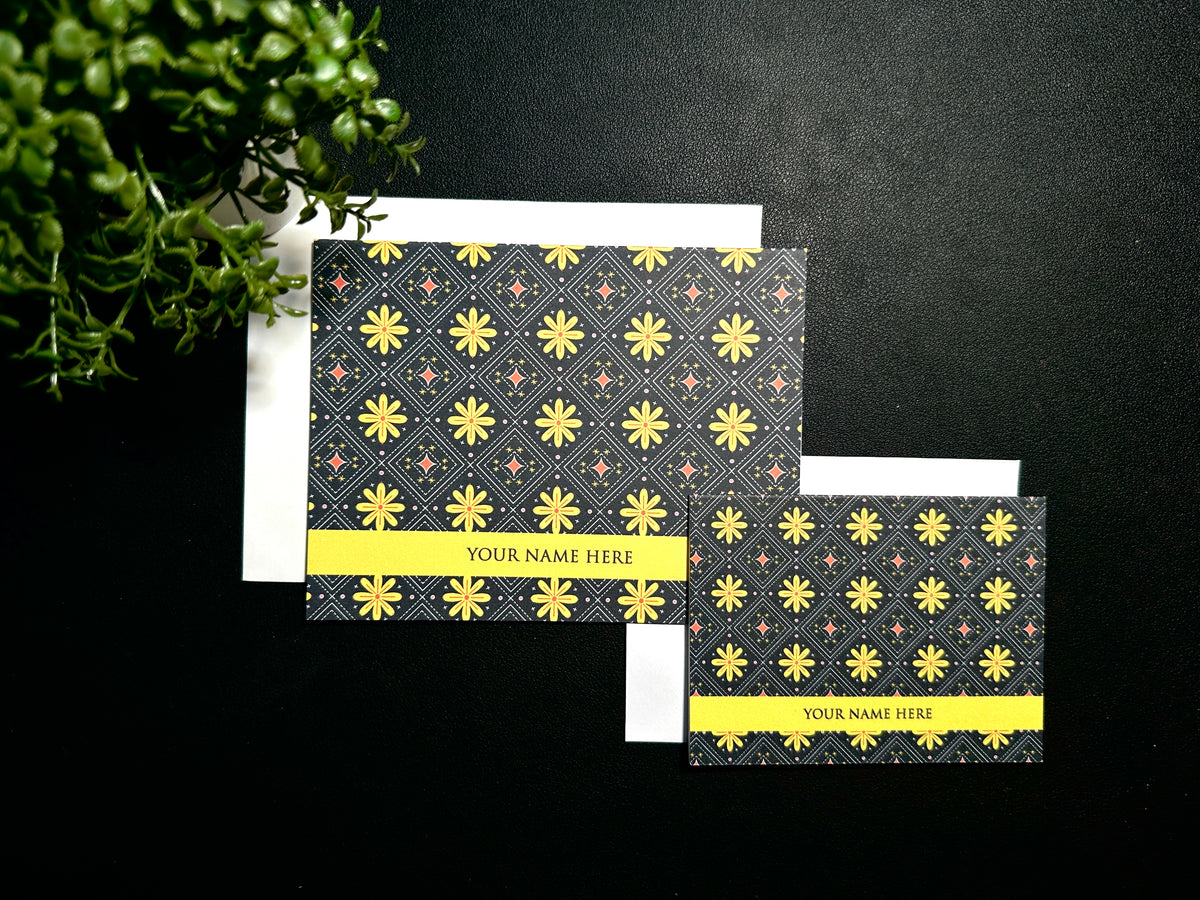 Bifold Notecard Set - Sashiko 2