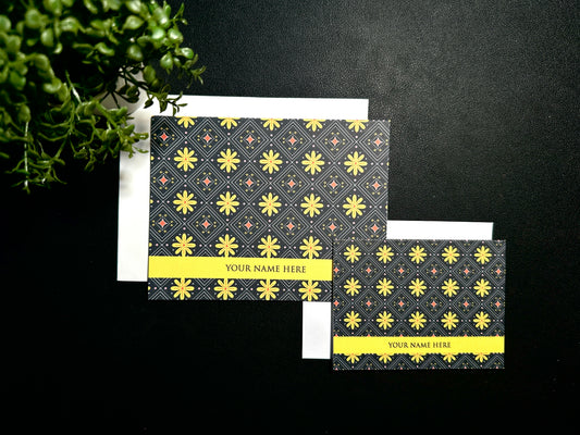 Bifold Notecard Set - Sashiko 2