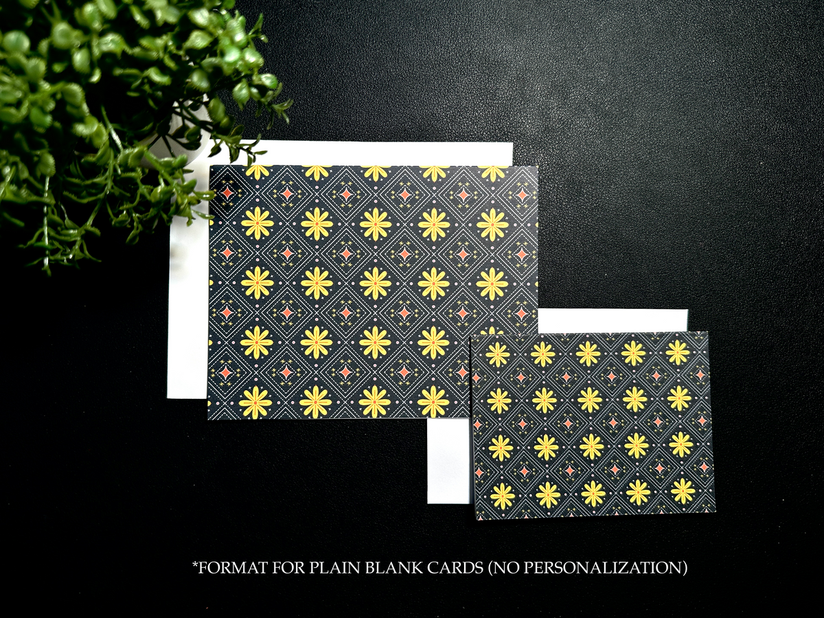 Bifold Notecard Set - Sashiko 2