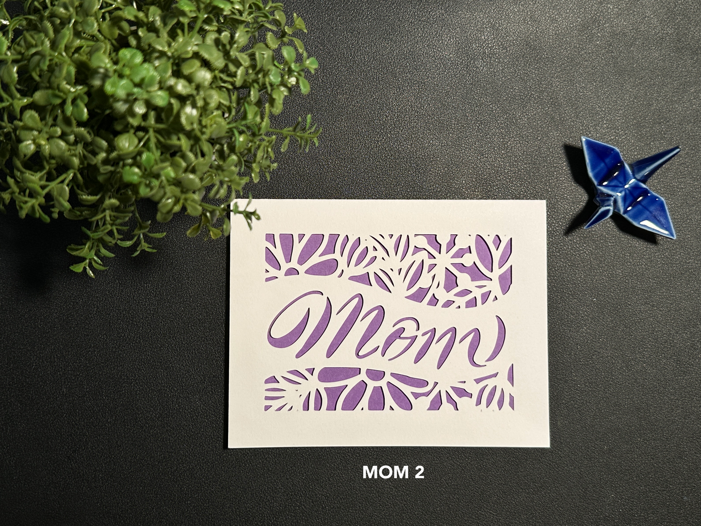 Die-cut Bifold Card - Mom