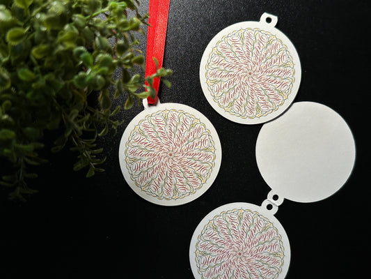 Die Cut Holiday Gift Tags - Holiday Ornament