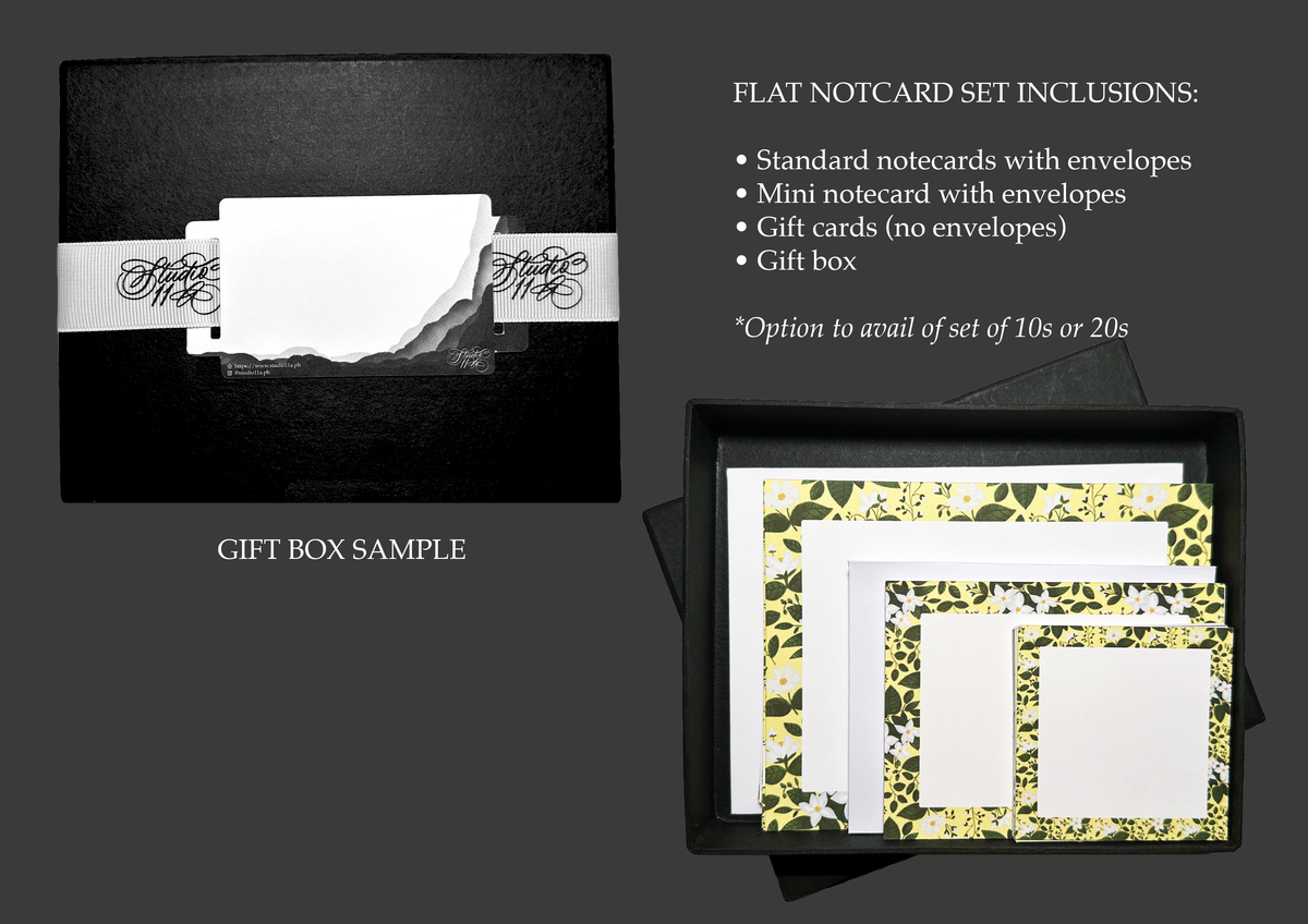 Flat Notecard Set - Holiday - Aspins