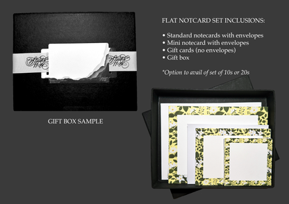 Flat Notecard Set - Holiday - Aspins
