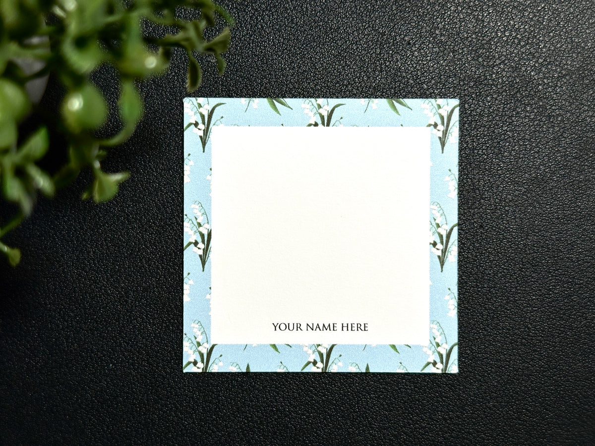 Square Gift Tags - Lily of the Valley 2