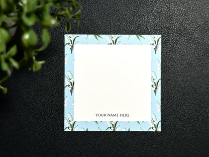 Square Gift Tags - Lily of the Valley 2