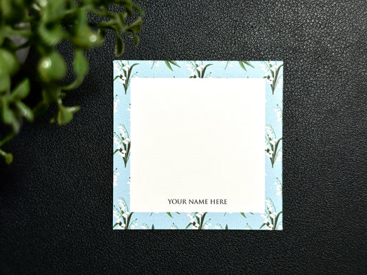 Square Gift Tags - Lily of the Valley 2
