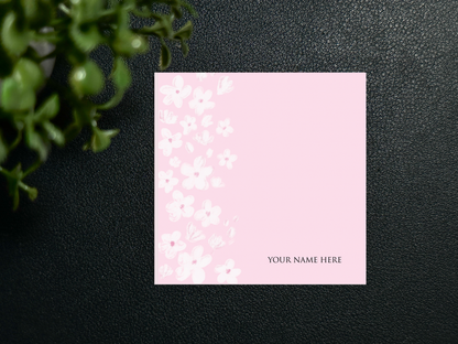 Square Gift Tags - Sakura Blooms 1