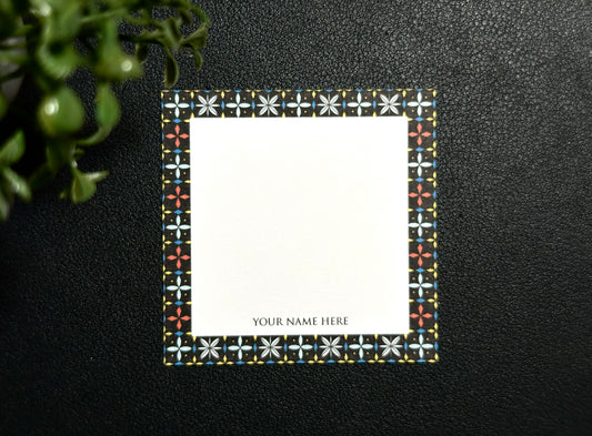 Square Gift Tags - Sashiko 1