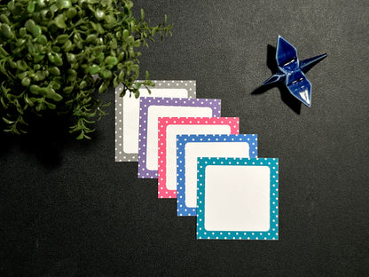 Square Gift Tags - Dots