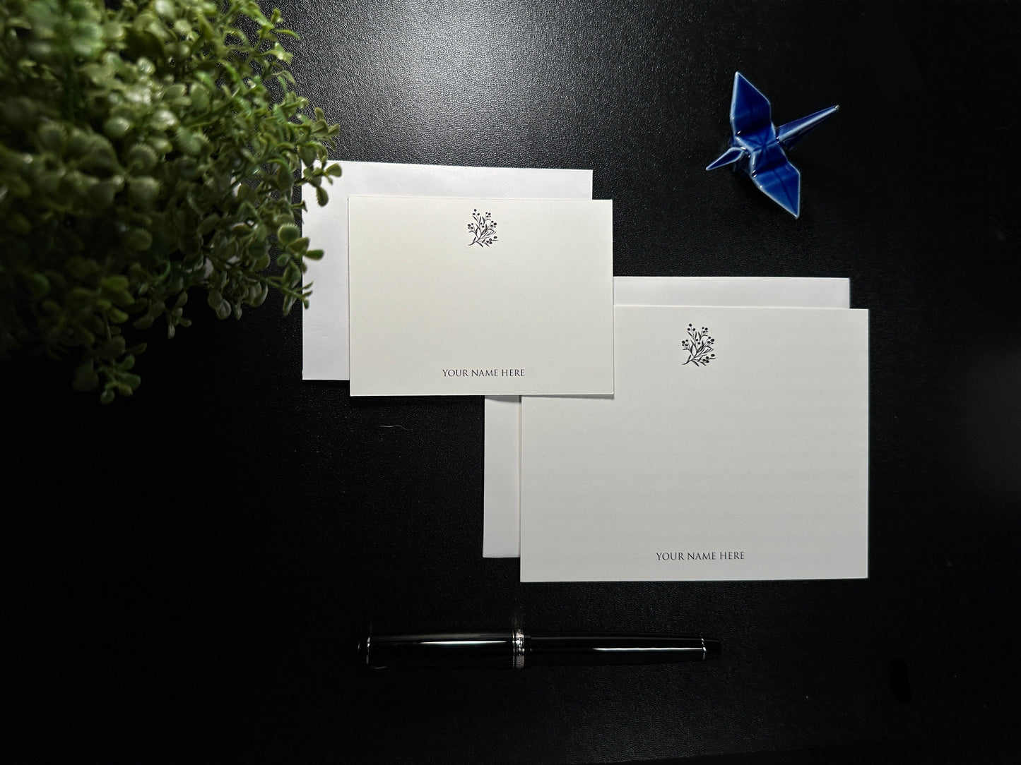 Flat Notecard Set - Berries