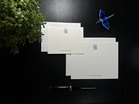 Flat Notecard Set - Berries