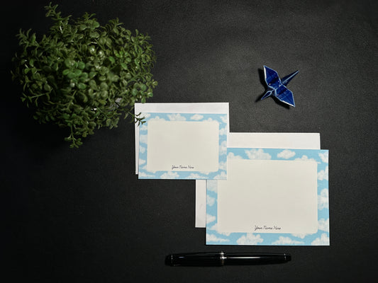 Flat Notecard Set - Clouds
