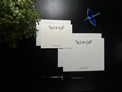 Flat Notecard Set - Daisies