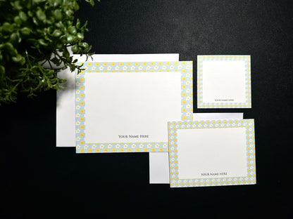 Flat Notecard Set - Florettes