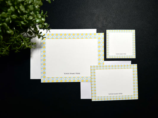 Flat Notecard Set - Florettes