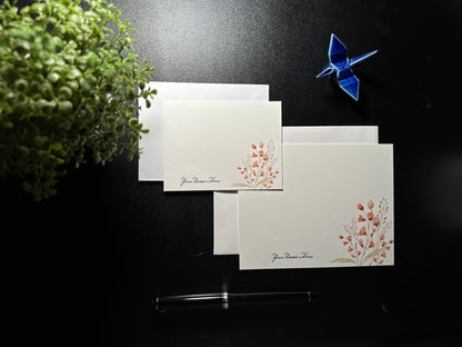 Flat Notecard Set - Floral Bouquet 2