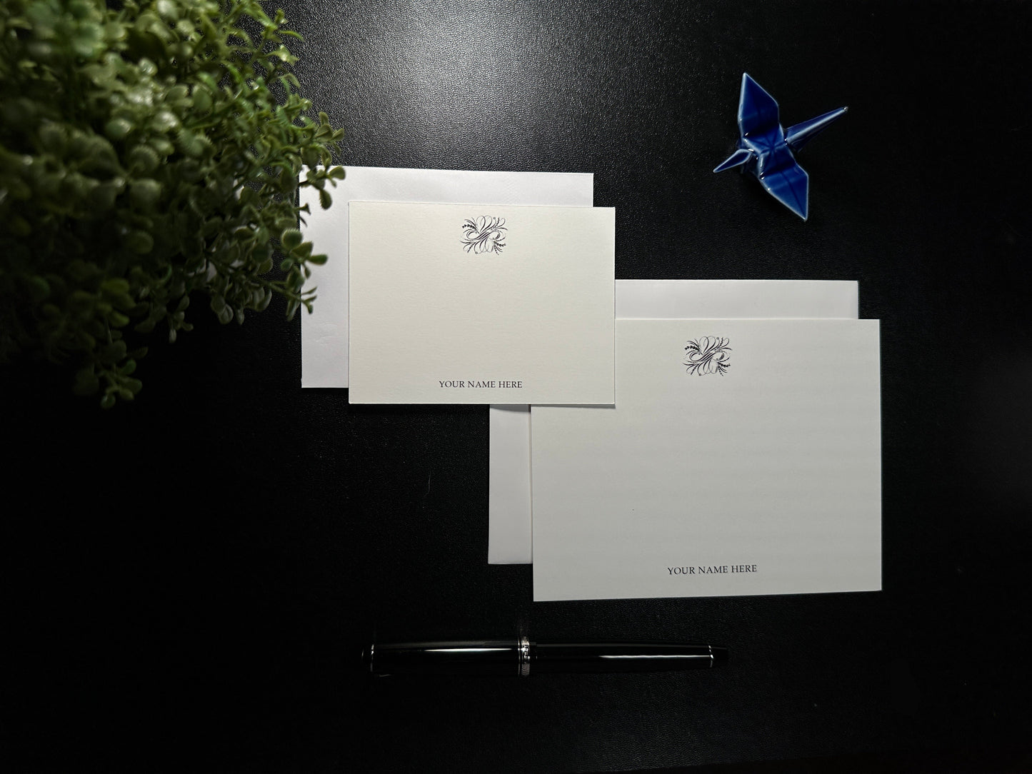 Flat Notecard Set - Flourish