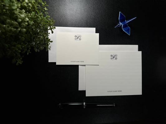 Flat Notecard Set - Flourish
