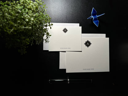 Flat Notecard Set - Diamond 2