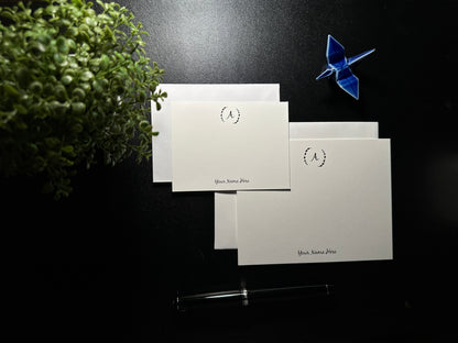 Flat Notecard Set - Hoya