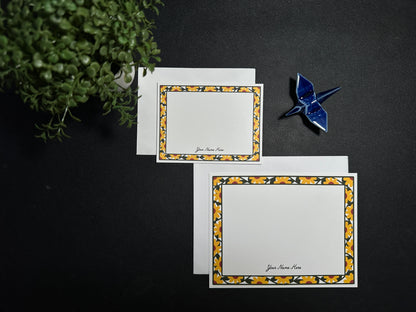 Flat Notecard Set - Taka Florals
