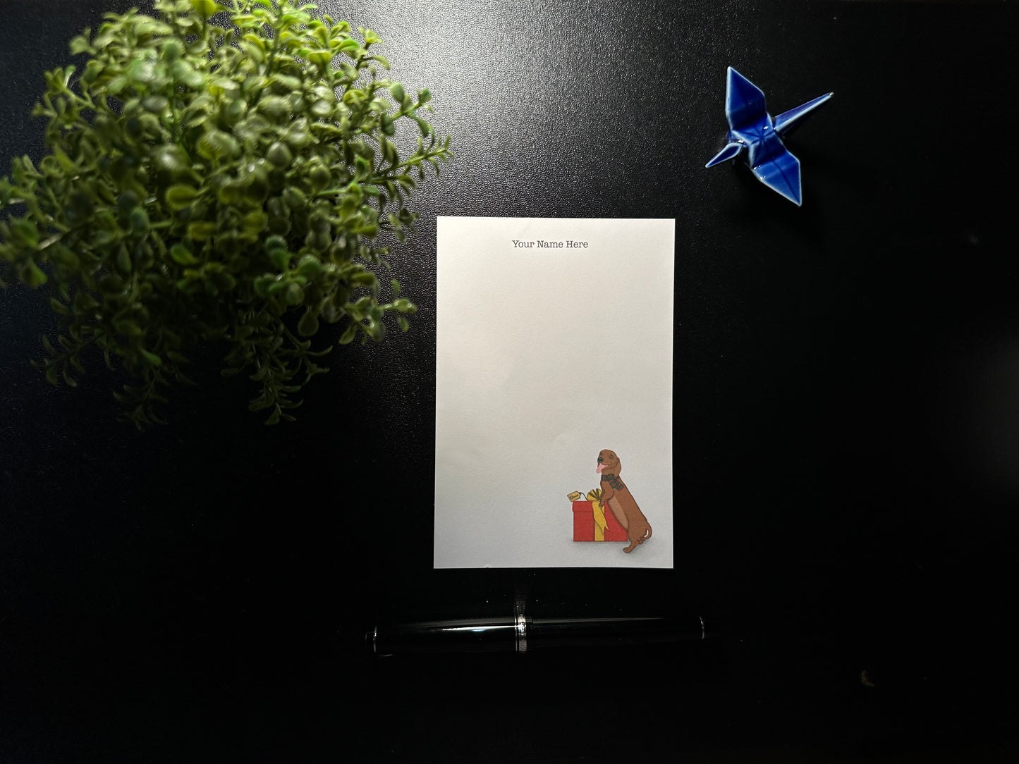 Notepad - Holiday Doxie