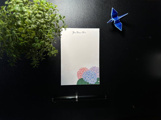 Notepad - Hydrangea 2