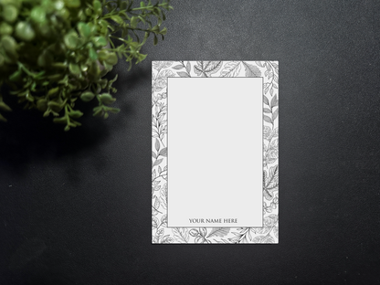 Notepad - Monoline Leaves