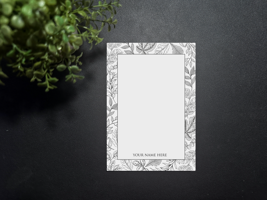 Notepad - Monoline Leaves