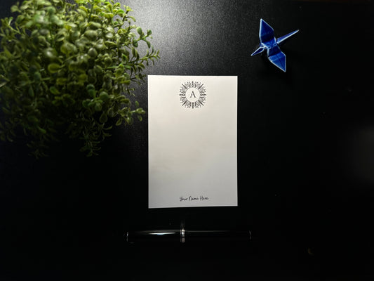 Notepad - Floral Wreath 1