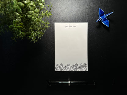 Notepad - Poppy Field