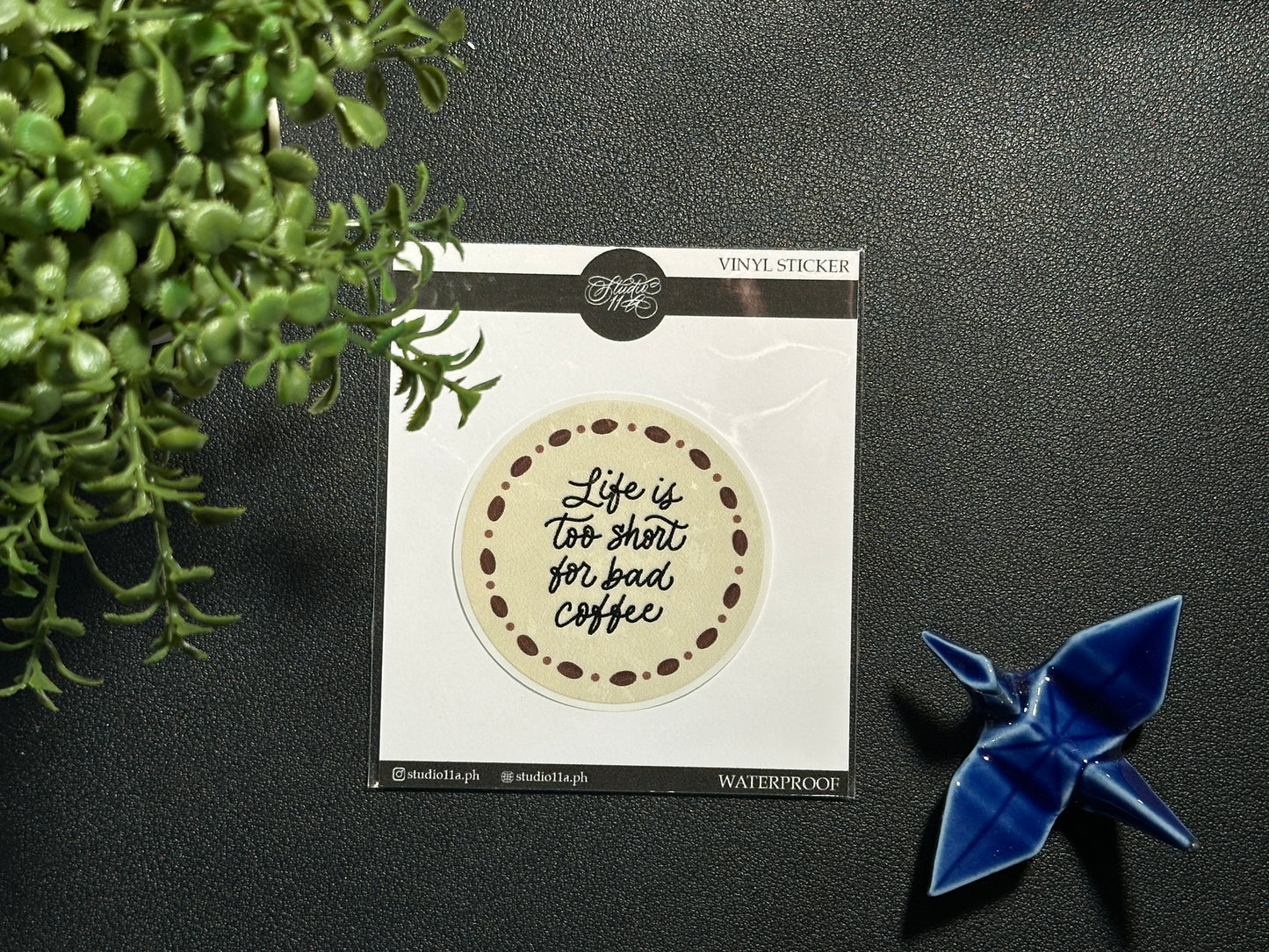 Solo Sticker - Coffee Life - Life is Short for Bad Coffee