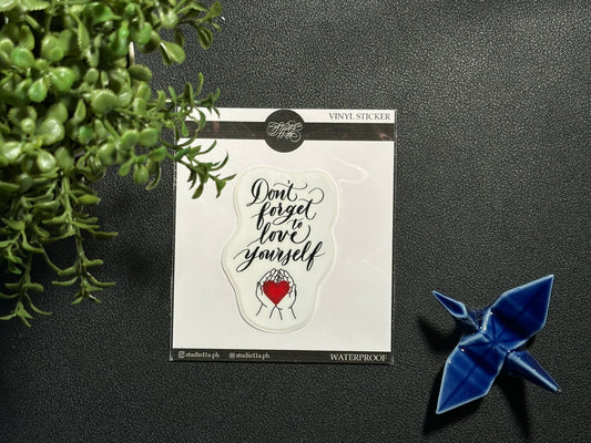 Solo Sticker - Go Girl - Love Yourself